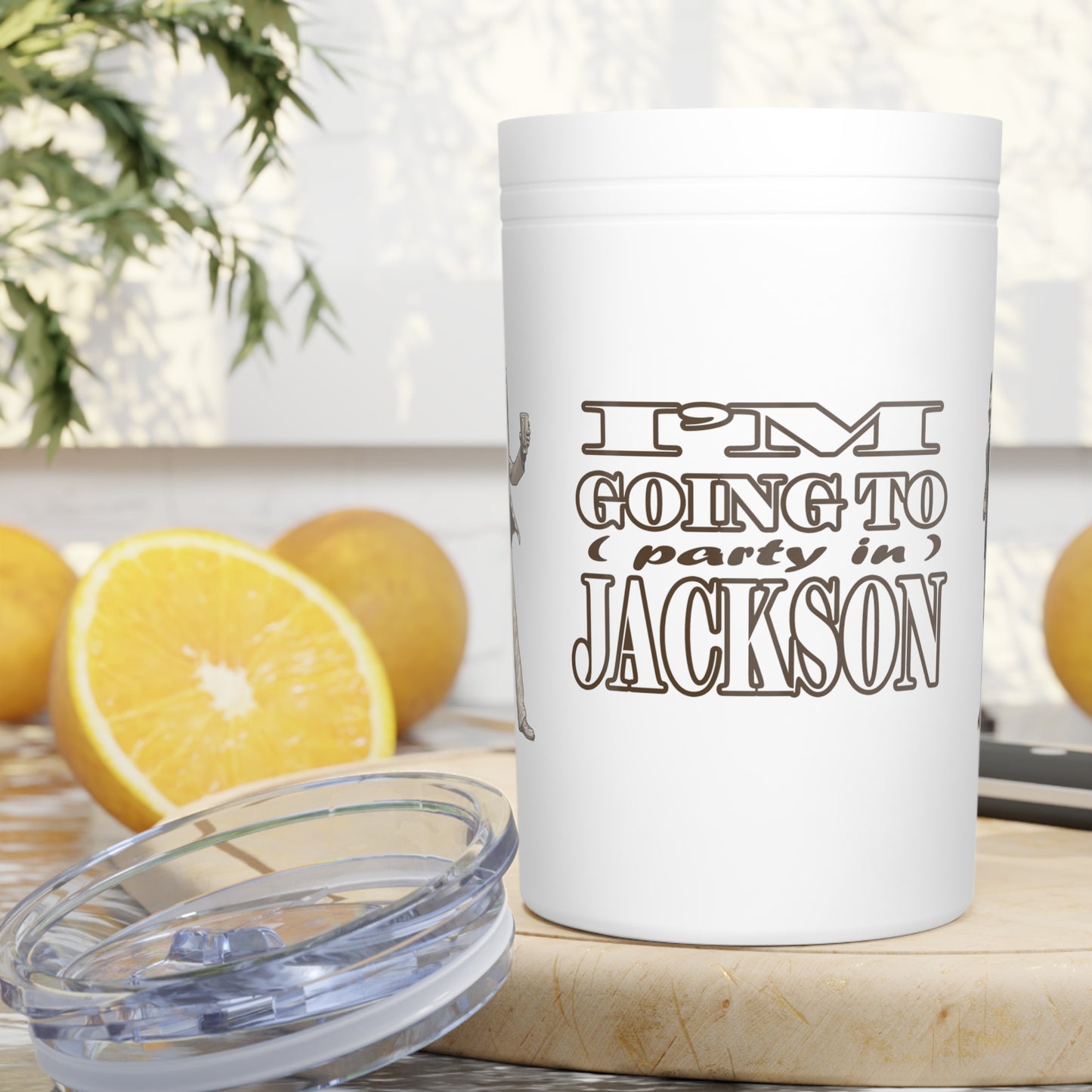 Party in Jackson Vacuum Insulated Tumbler, 11oz